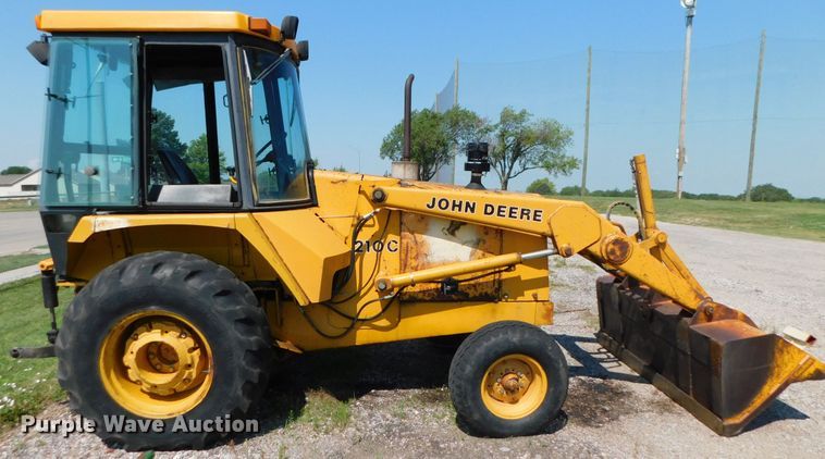 image for item DK8605 1991 John Deere 210C  landscape tractor