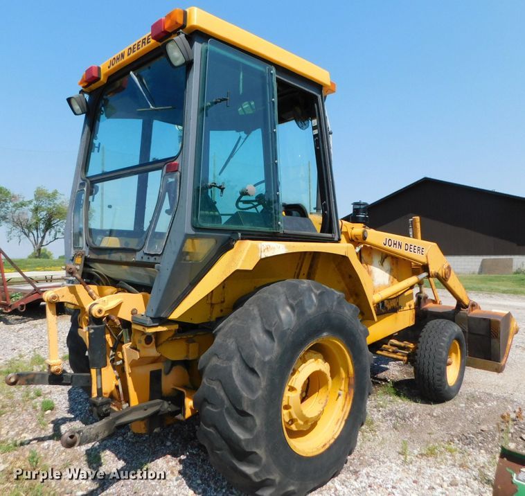 image for item DK8605 1991 John Deere 210C  landscape tractor