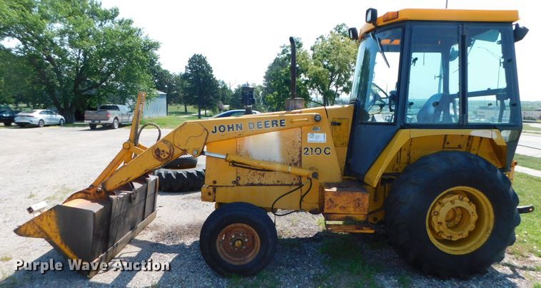 image for item DK8605 1991 John Deere 210C  landscape tractor