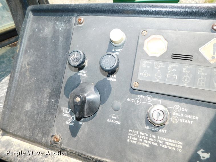 image for item DK8605 1991 John Deere 210C  landscape tractor