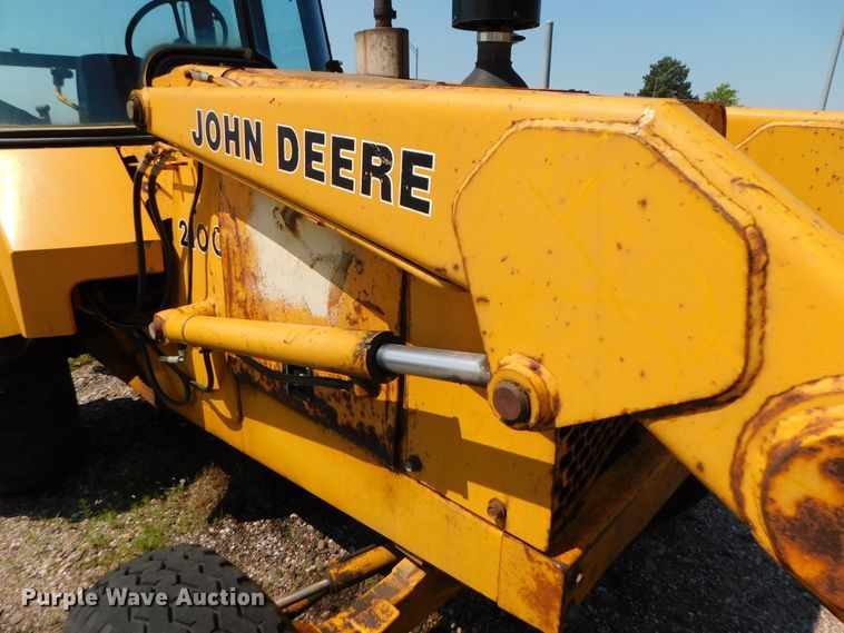 image for item DK8605 1991 John Deere 210C  landscape tractor