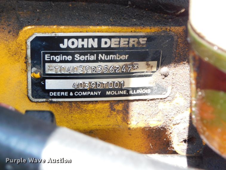 image for item DK8605 1991 John Deere 210C  landscape tractor