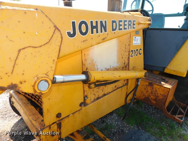image for item DK8605 1991 John Deere 210C  landscape tractor