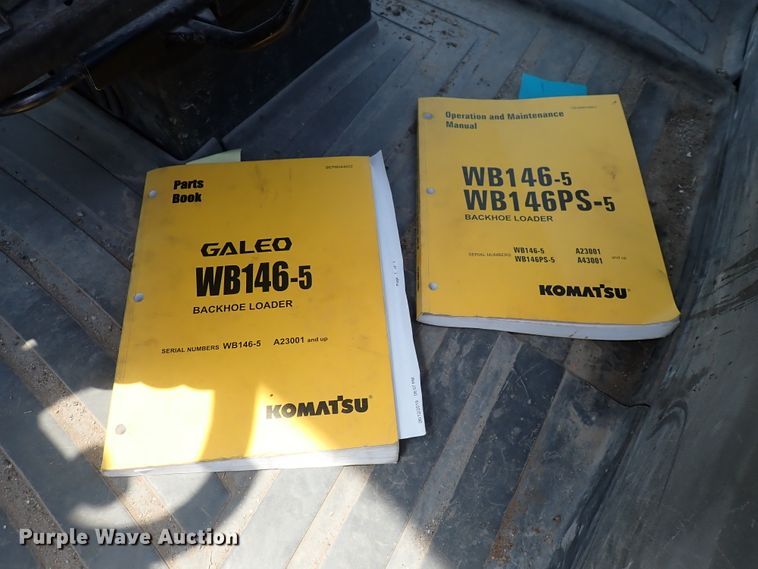 image for item DL7582 Komatsu WB146  backhoe