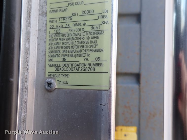 image for item DL7583 2010 Kenworth T400  dump truck