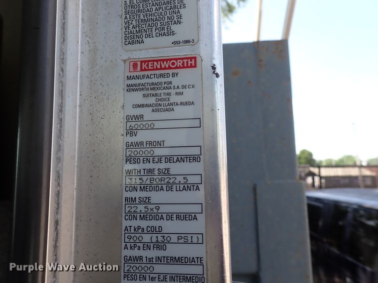 image for item DL7583 2010 Kenworth T400  dump truck