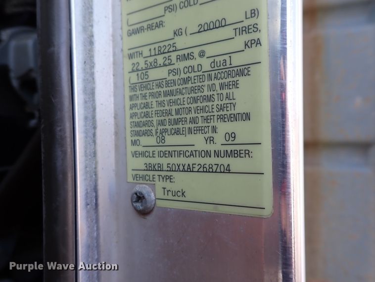 image for item DL7584 2010 Kenworth T400  dump truck