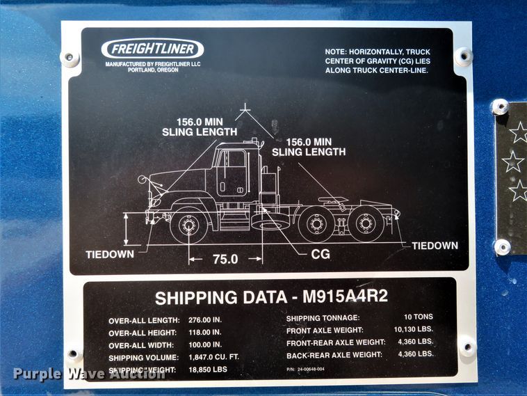 image for item FP9292 2008 Freightliner FLD 120  semi truck