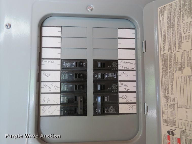 image for item FP9293 1995  shop built fire safety training trailer