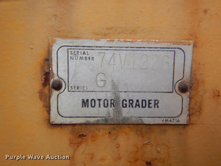 image for item HC9287 1977 Caterpillar 130G  motor grader