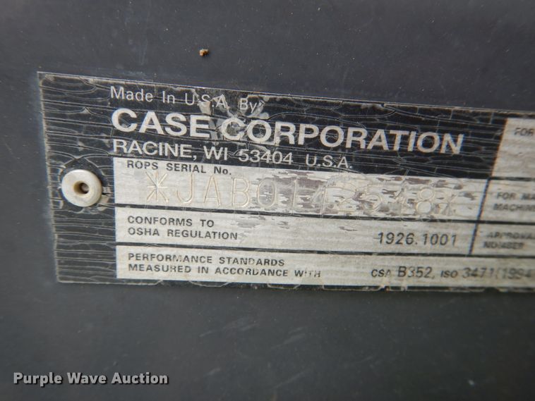 image for item HC9290 1996 Case 580L  backhoe