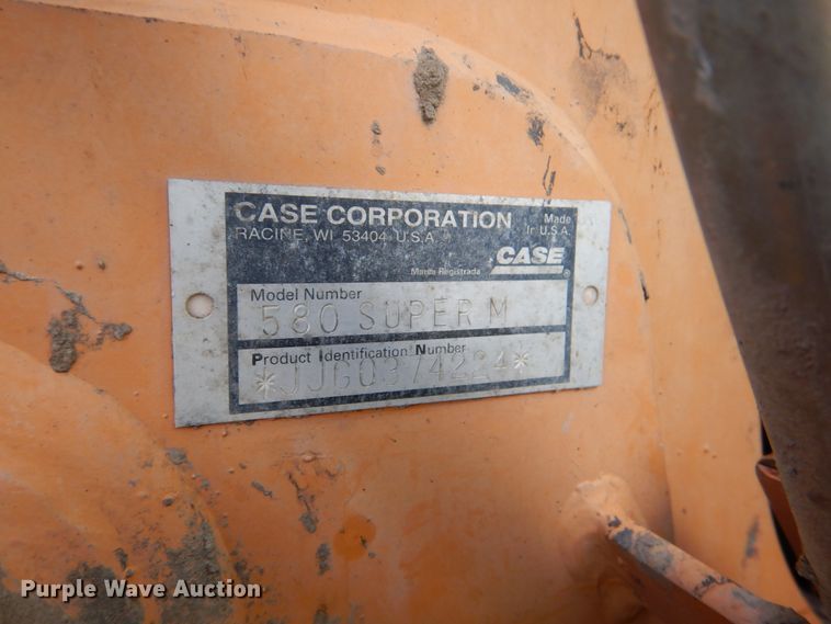 image for item HC9292 2002 Case 580 Super M  backhoe