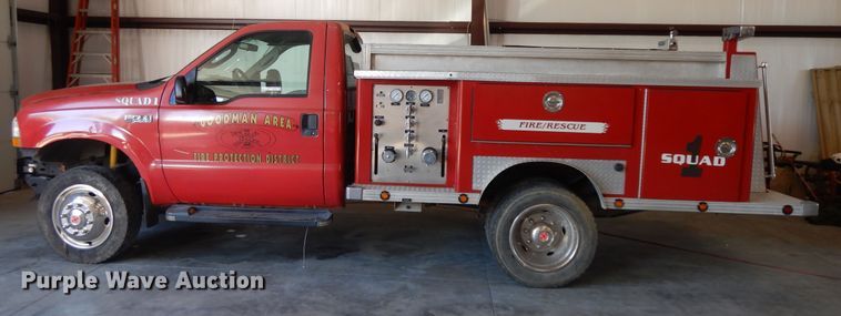 image for item HP9594 2004 Ford F550 Super Duty  pumper fire truck