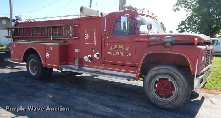 image for item HP9595 1966 Ford 800  fire truck