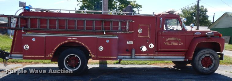 image for item HP9595 1966 Ford 800  fire truck