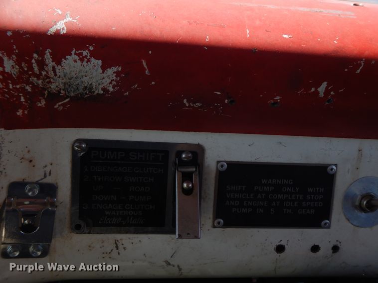 image for item HP9595 1966 Ford 800  fire truck