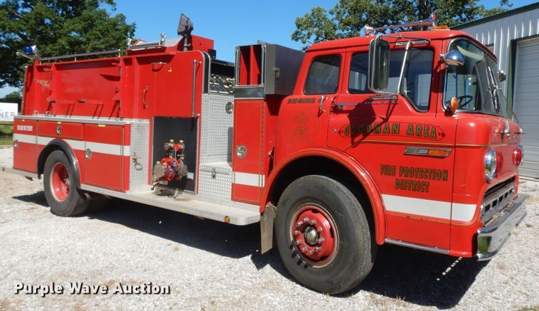 image for item HP9596 1983 Ford C8000  pumper fire truck