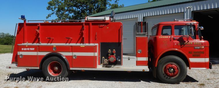 image for item HP9596 1983 Ford C8000  pumper fire truck