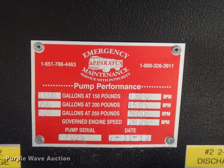 image for item HP9596 1983 Ford C8000  pumper fire truck