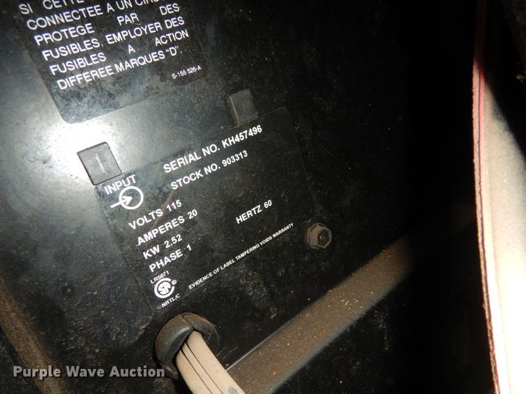 image for item HR9713 Miller Millermatic 130  welder