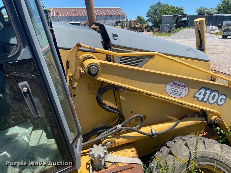 image for item IC9456 2003 John Deere 410G  backhoe