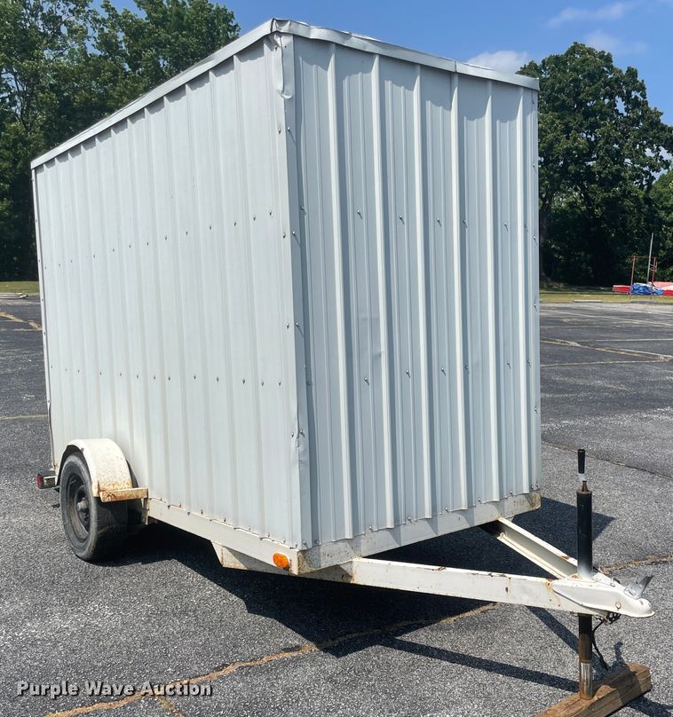 image for item IC9481 Shop built enclosed cargo trailer