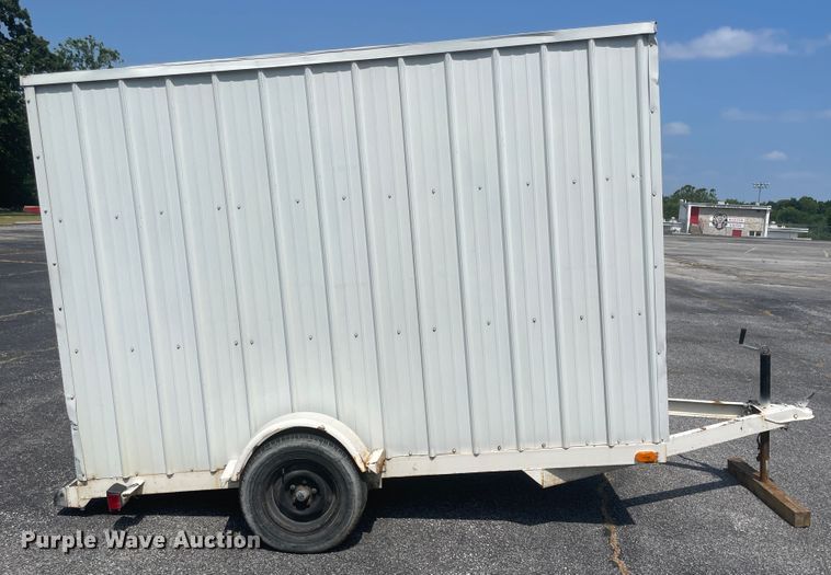 image for item IC9481 Shop built enclosed cargo trailer