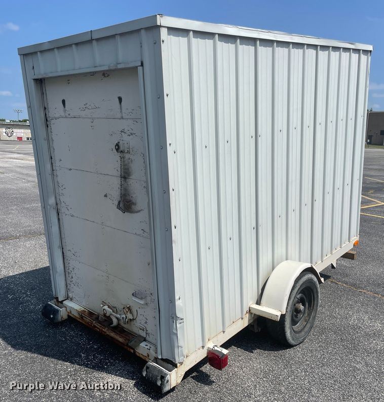 image for item IC9481 Shop built enclosed cargo trailer