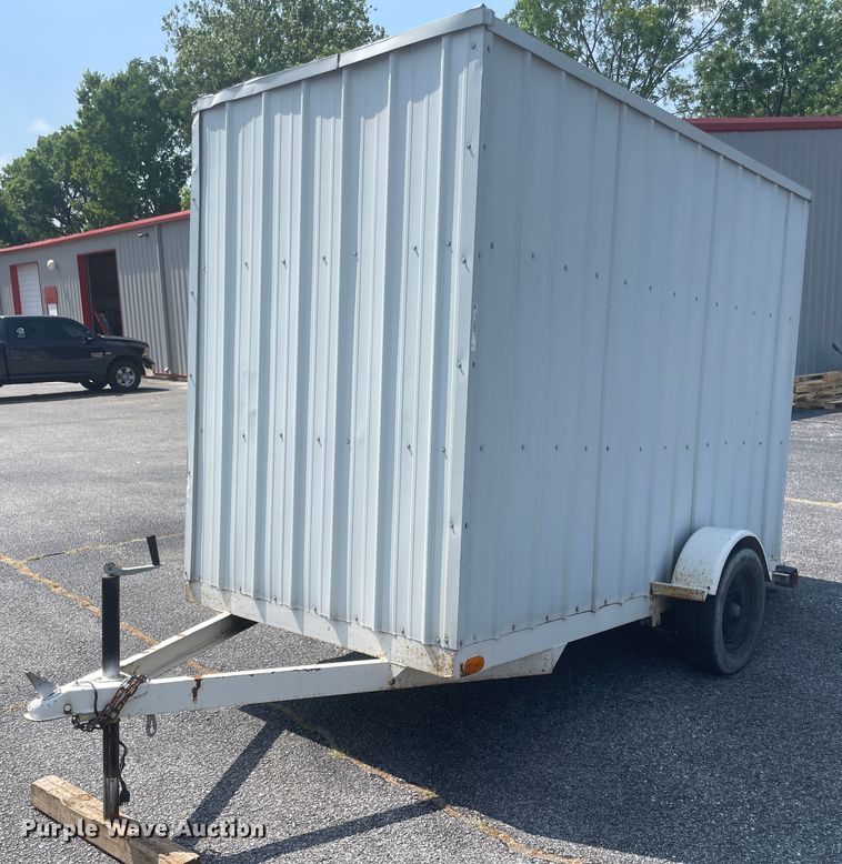 image for item IC9481 Shop built enclosed cargo trailer