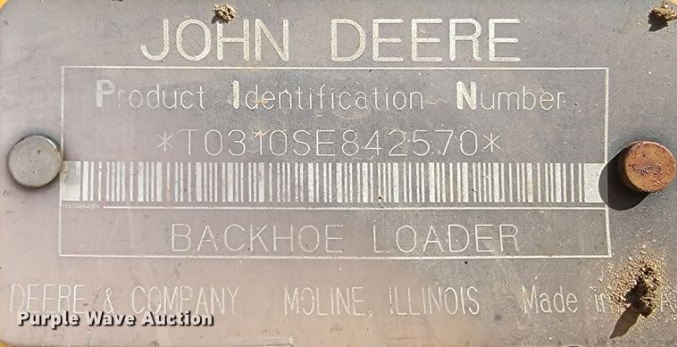 image for item IE9249 1998 John Deere 310SE  backhoe