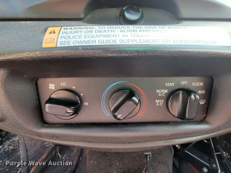 image for item IE9257 2011 Ford Crown Victoria Police Interceptor