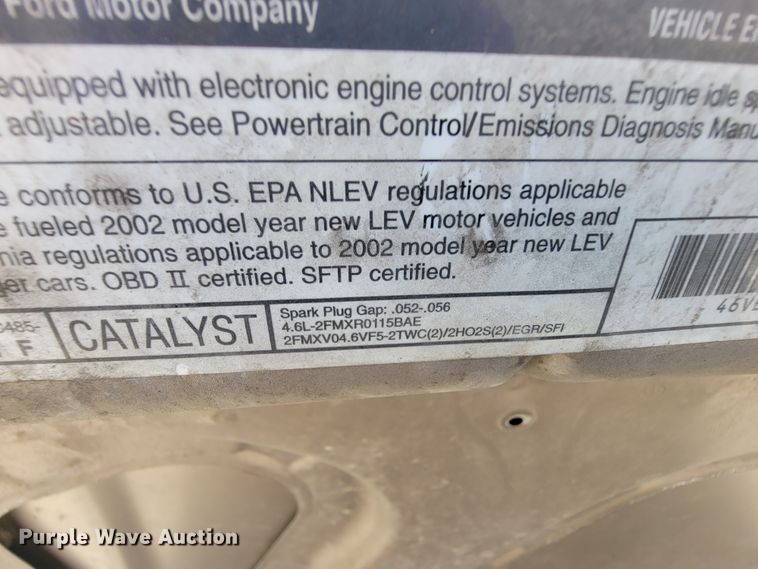 image for item IE9271 2002 Ford Crown Victoria Police Interceptor