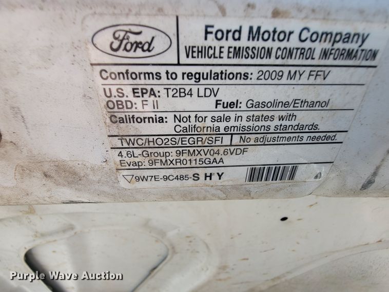 image for item IE9277 2009 Ford Crown Victoria Police Interceptor