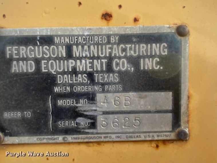 image for item IE9414 Ferguson 46B  double drum roller