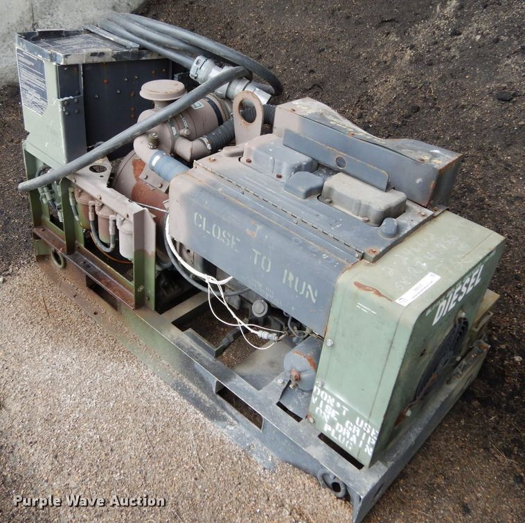 image for item II9531 Us Department Of Defense MEP003A  generator