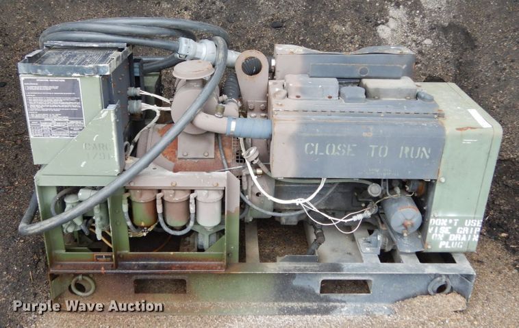 image for item II9531 Us Department Of Defense MEP003A  generator