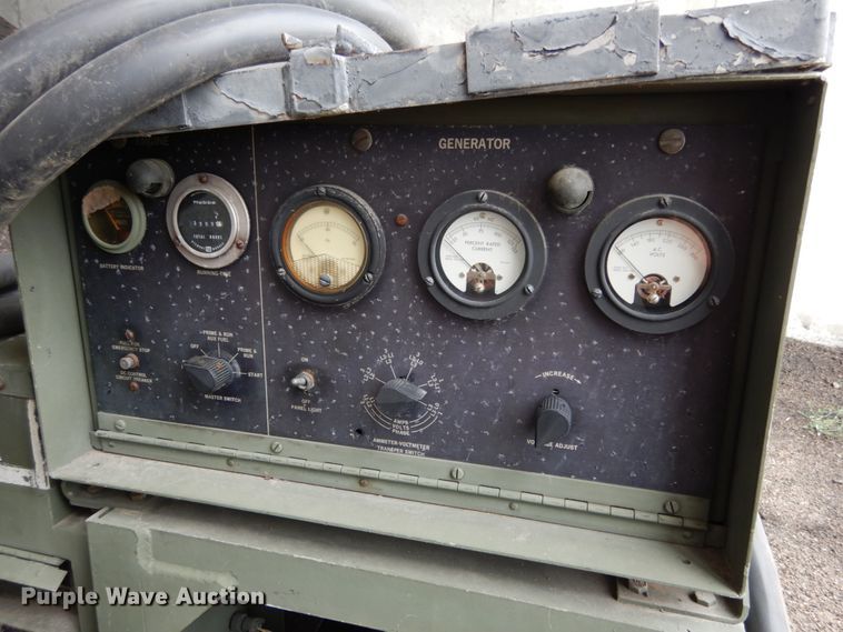 image for item II9531 Us Department Of Defense MEP003A  generator