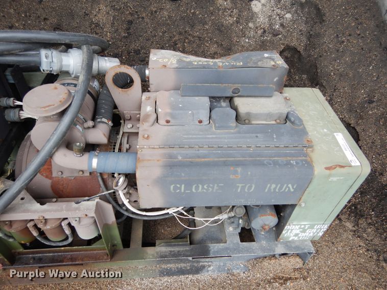 image for item II9531 Us Department Of Defense MEP003A  generator