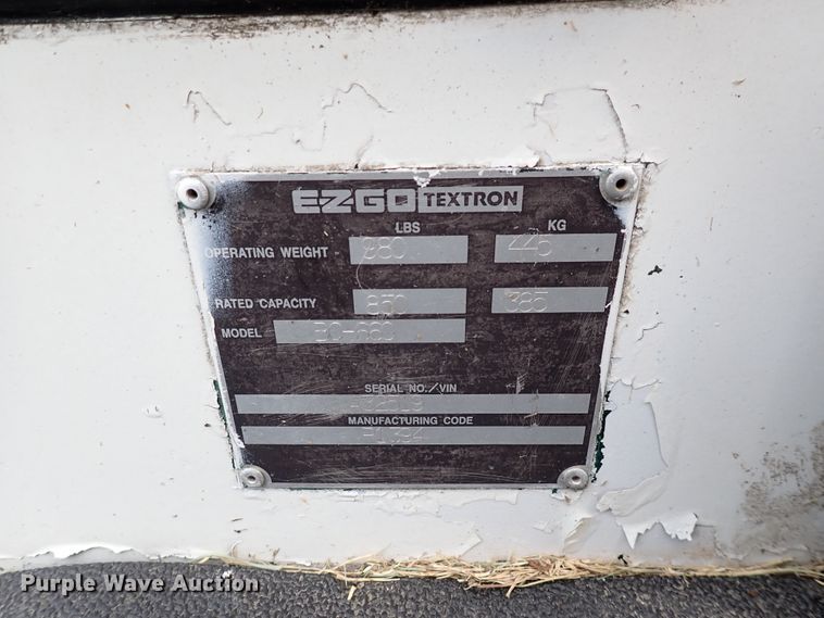 image for item IJ9833 Ez-go BC-660  beverage cart