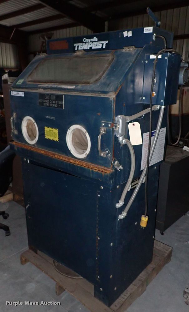 image for item IJ9858 Graymills Tempest  sandblasting cabinet