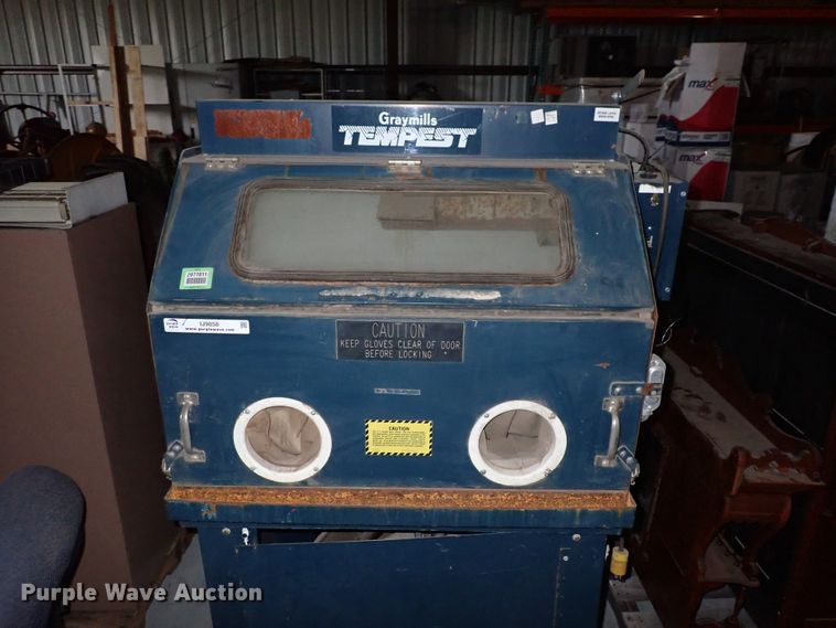 image for item IJ9858 Graymills Tempest  sandblasting cabinet