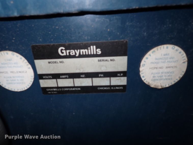 image for item IJ9858 Graymills Tempest  sandblasting cabinet