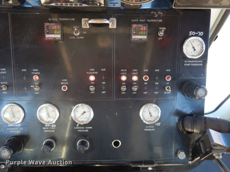 image for item IL9825 2002 Chevrolet T7500  paint striper truck