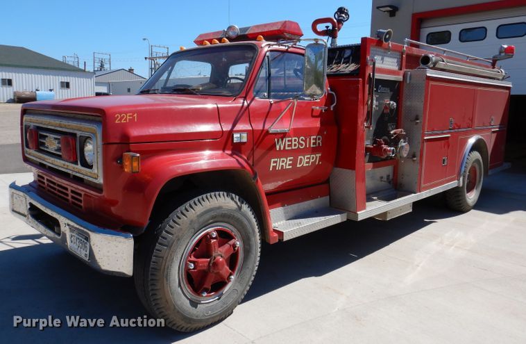 image for item IQ9641 1989 Chevrolet C70  pumper fire truck