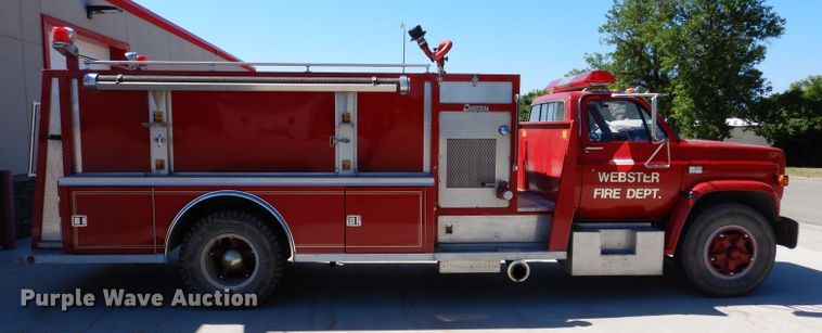 image for item IQ9641 1989 Chevrolet C70  pumper fire truck