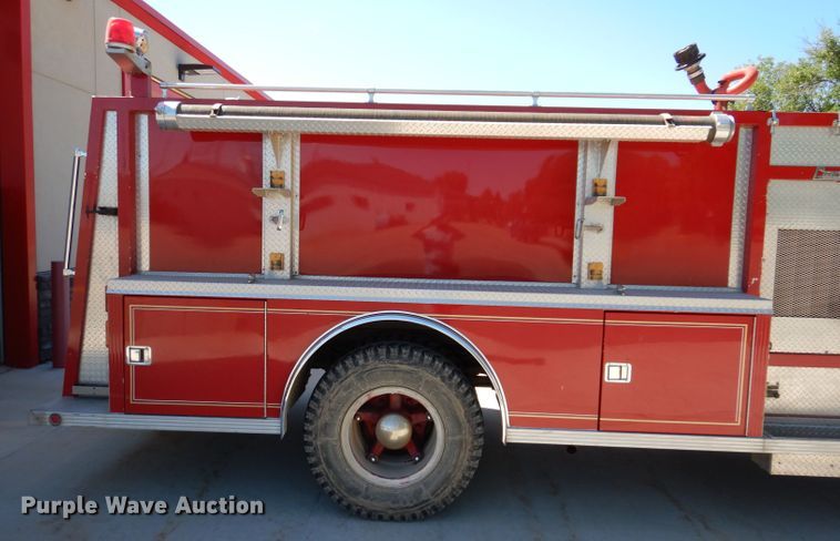 image for item IQ9641 1989 Chevrolet C70  pumper fire truck