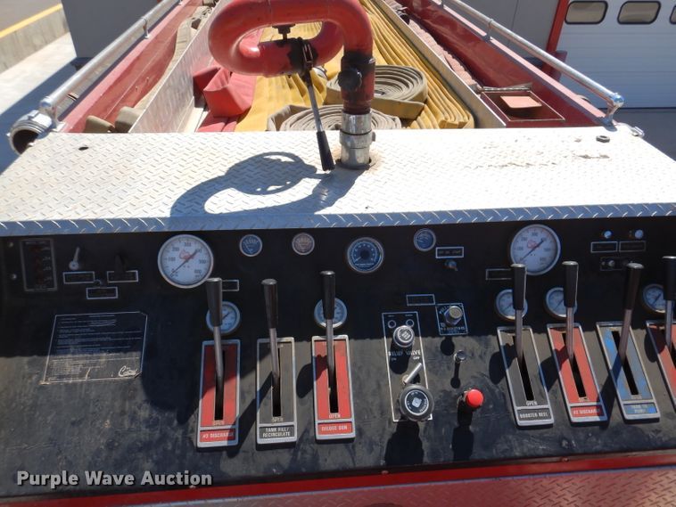 image for item IQ9641 1989 Chevrolet C70  pumper fire truck