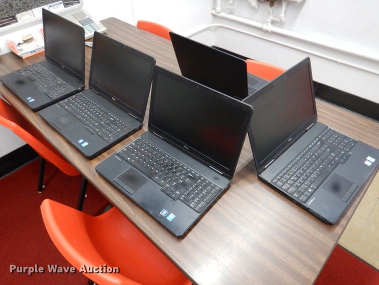 image for item IQ9676 (5) Dell Latitude E5540 laptops