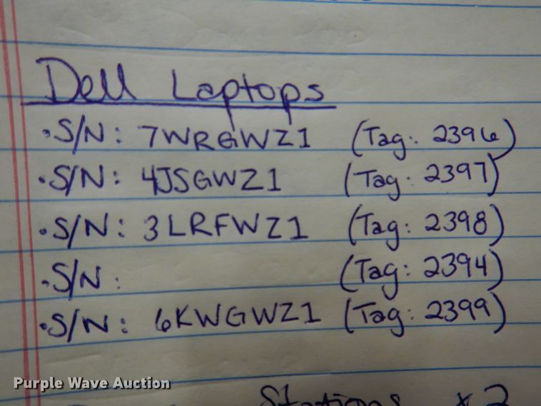 image for item IQ9676 (5) Dell Latitude E5540 laptops