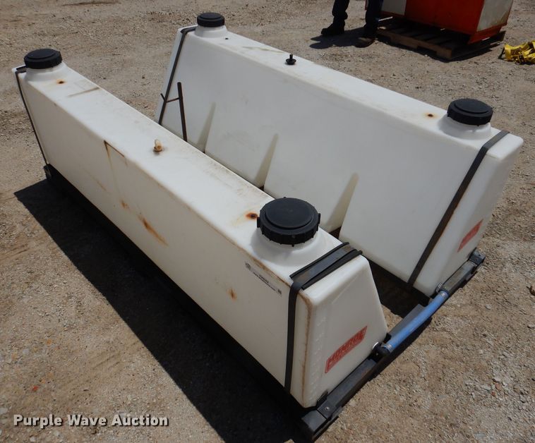 image for item IQ9692 (2) Monroe 100 gallon brine tanks